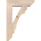 Ekena Millwork Olympic Slat Smooth Bracket w/ Offset Brace, Douglas Fir, 7 1/2"W x 26"D x 38"H BKT0806X26X38OLY06SDF - alternate 2